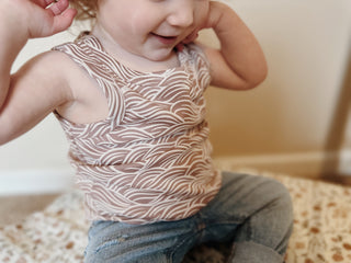 Purple 100% Organic Baby & Toddler Tank Top